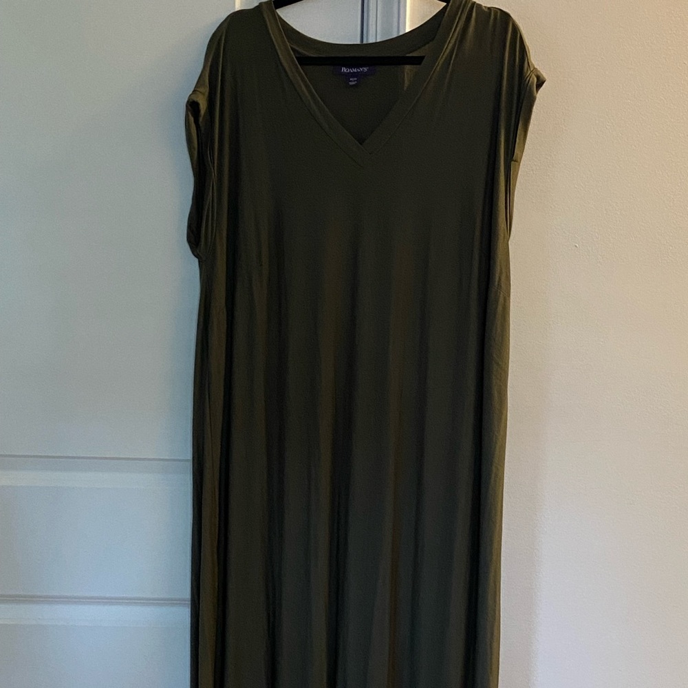 Roaman’s Woman’s Plus Size Maxi Dress
